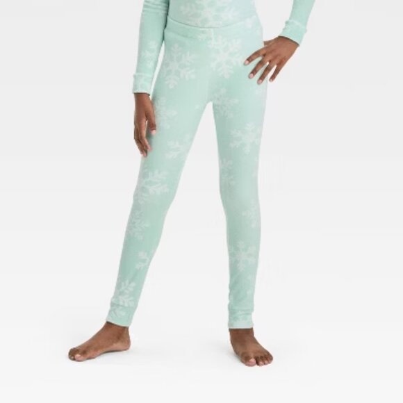 NEW Kids' 2pc Snowflakes' Snuggly Soft Snug Fit Pajama Set - Cat & Jack™ 4 - Picture 3 of 7